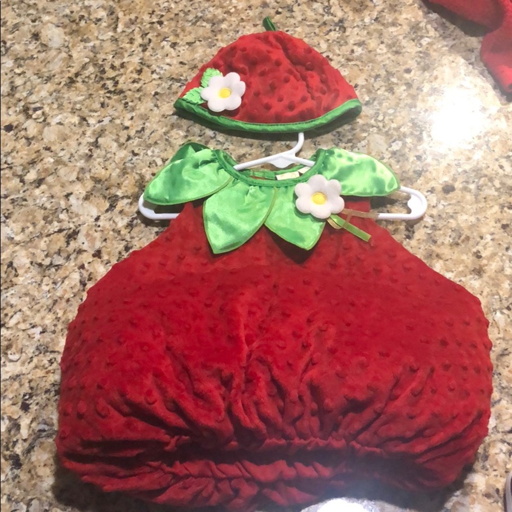 Baby strawberry Halloween costume